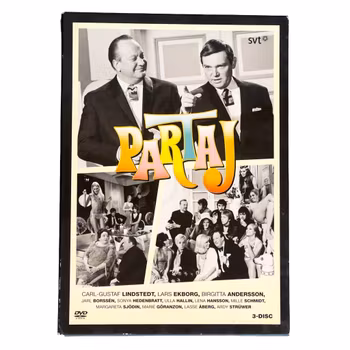 Partaj - Inplastad / Oöppnade DVD Box 3 Disc - Klassisk svensk humorserie från SVT