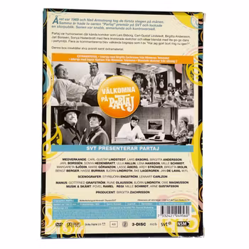 Partaj - Inplastad / Oöppnade DVD Box 3 Disc - Klassisk svensk humorserie från SVT
