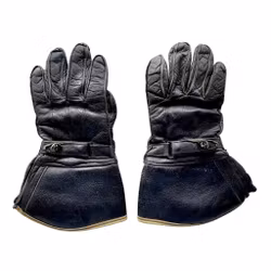 Vintage leren handschoenen - Motorhandschoenen / Winterhandschoenen