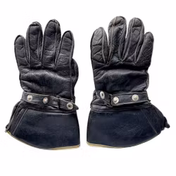 Vintage leren handschoenen - Motorhandschoenen / Winterhandschoenen