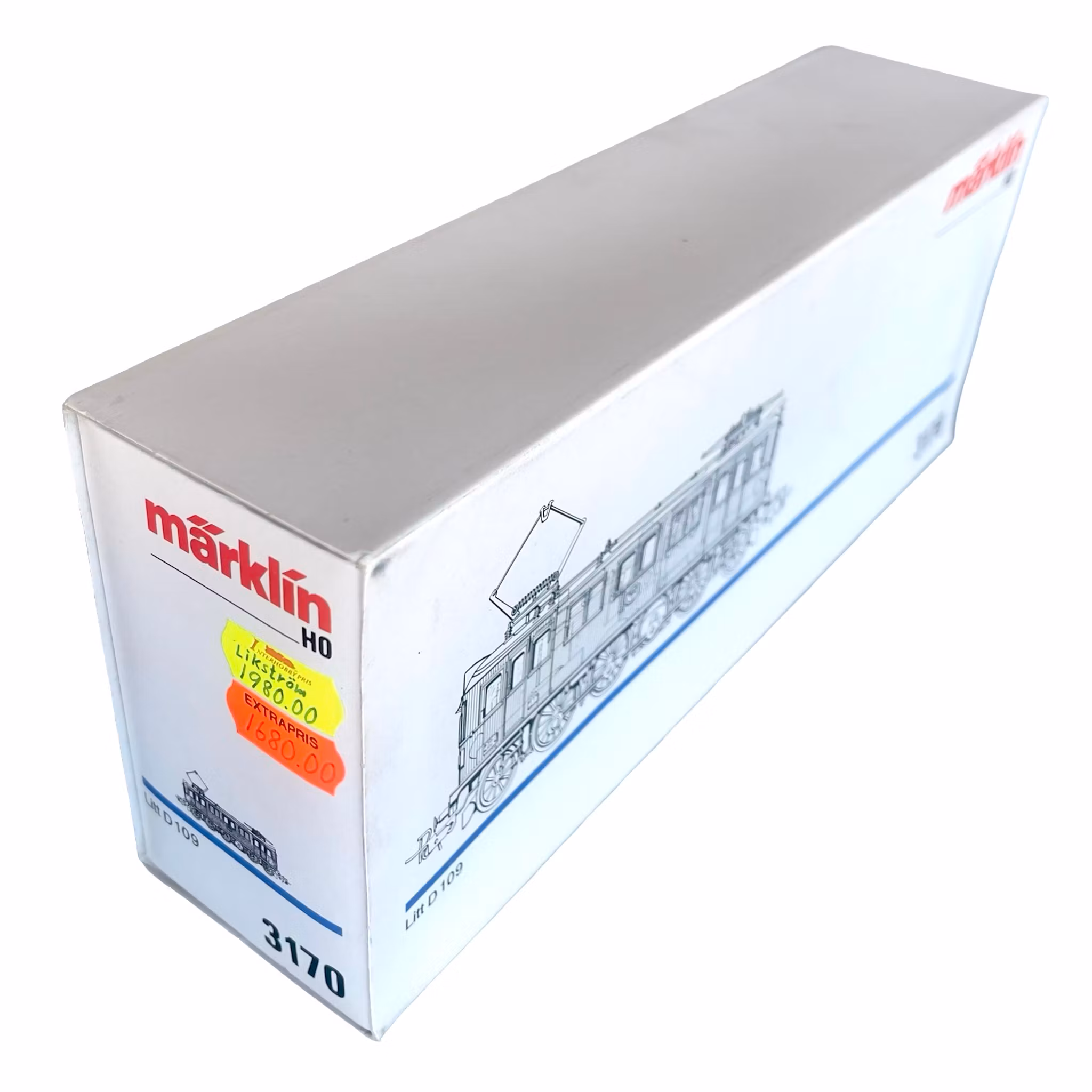 Märklin HO 3170 Litt D 109 Ellok - Oanvänt - (Likström/DC)