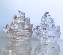 2 Vintage glass vessels - Uno Westerberg for Pukeberg