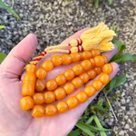 Vintage Tesbih i Bakelit - 33 pärlor - 66 g