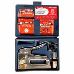 Kit di graffatrice vintage Arrow T 50MP - Set completo di graffatrice nella scatola originale - USA