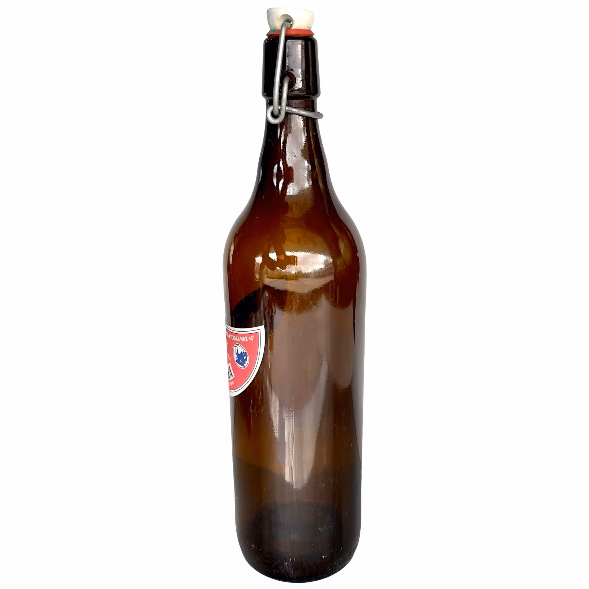 Vintage patent korkad glas flaska - BORÅS BRYGGERI - Svagdricka