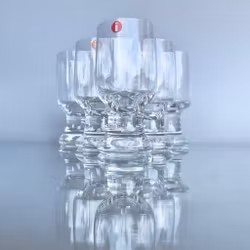 6 Stück Joiku / Joiko - Schnapsglas / Likörglas - Tapio Wirkkala für Iittala