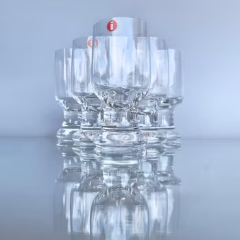 6 st Joiku / Joiko - Snapsglas / Likörglas - Tapio Wirkkala för Iittala