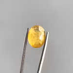 Naturlig gul safir 2.55 ct - Elegant oval slipad ädelsten