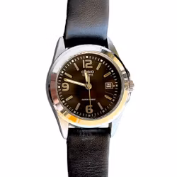 Vintage Casio Damklocka LTP 1259P - Klassisk Quartz med Datum