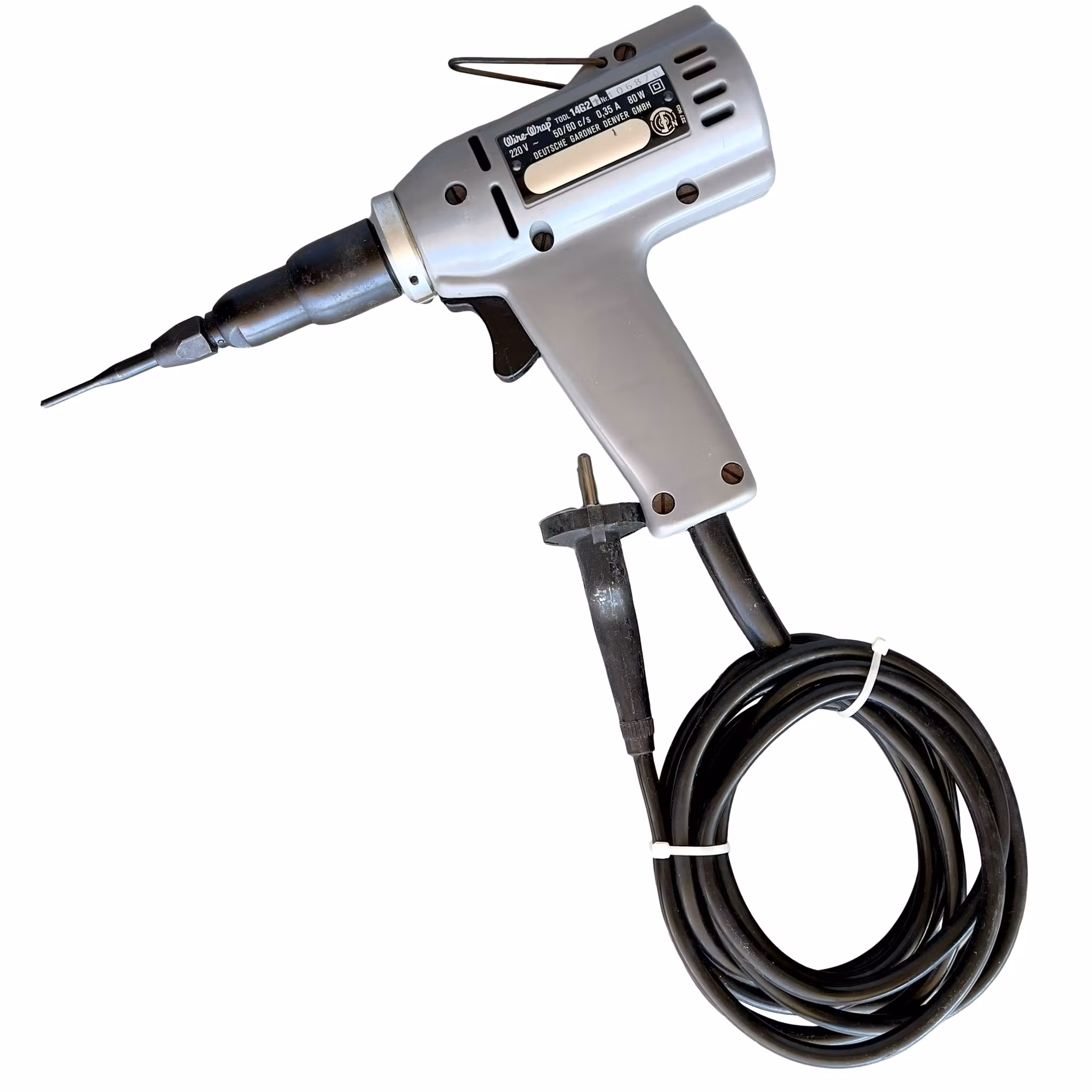 Profesjonelt ståltrådspakkesett - elektrisk pistol + Gore/Galco, Dux-tråd - komplett i eske