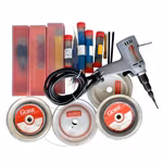 Professionellt Wire Wrap Set - Elpistol + Gore/Galco, Dux Wire - Komplett i Låda