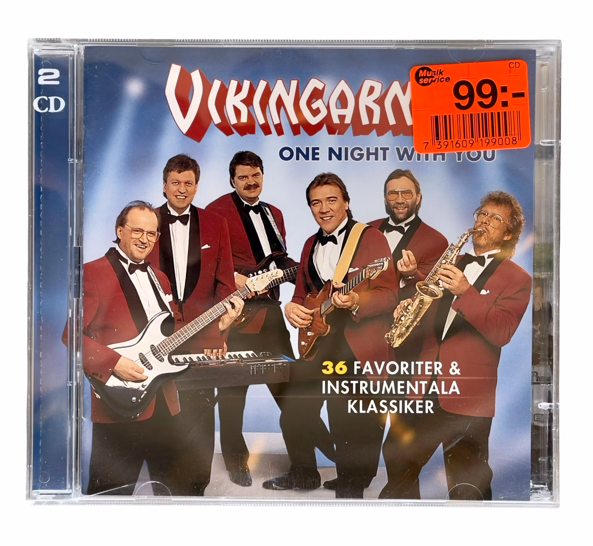 Vikingarna - One Night With You (2 CD) - 36 favoriter & instrumentala klassiker
