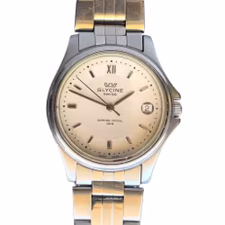 Glycine sveitsisk herreklokke - safirglass, 200M