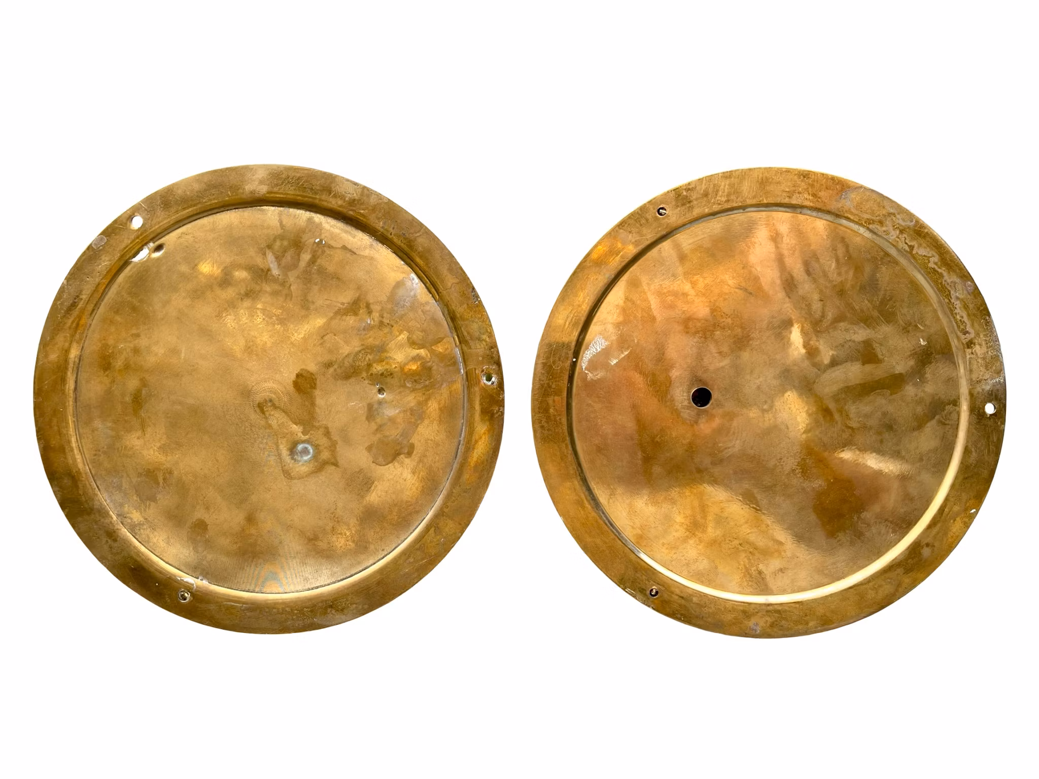 Skeppsur barometer - Maritimt instrument set i mässing - Klocka & Barometer (Lord Nelson)