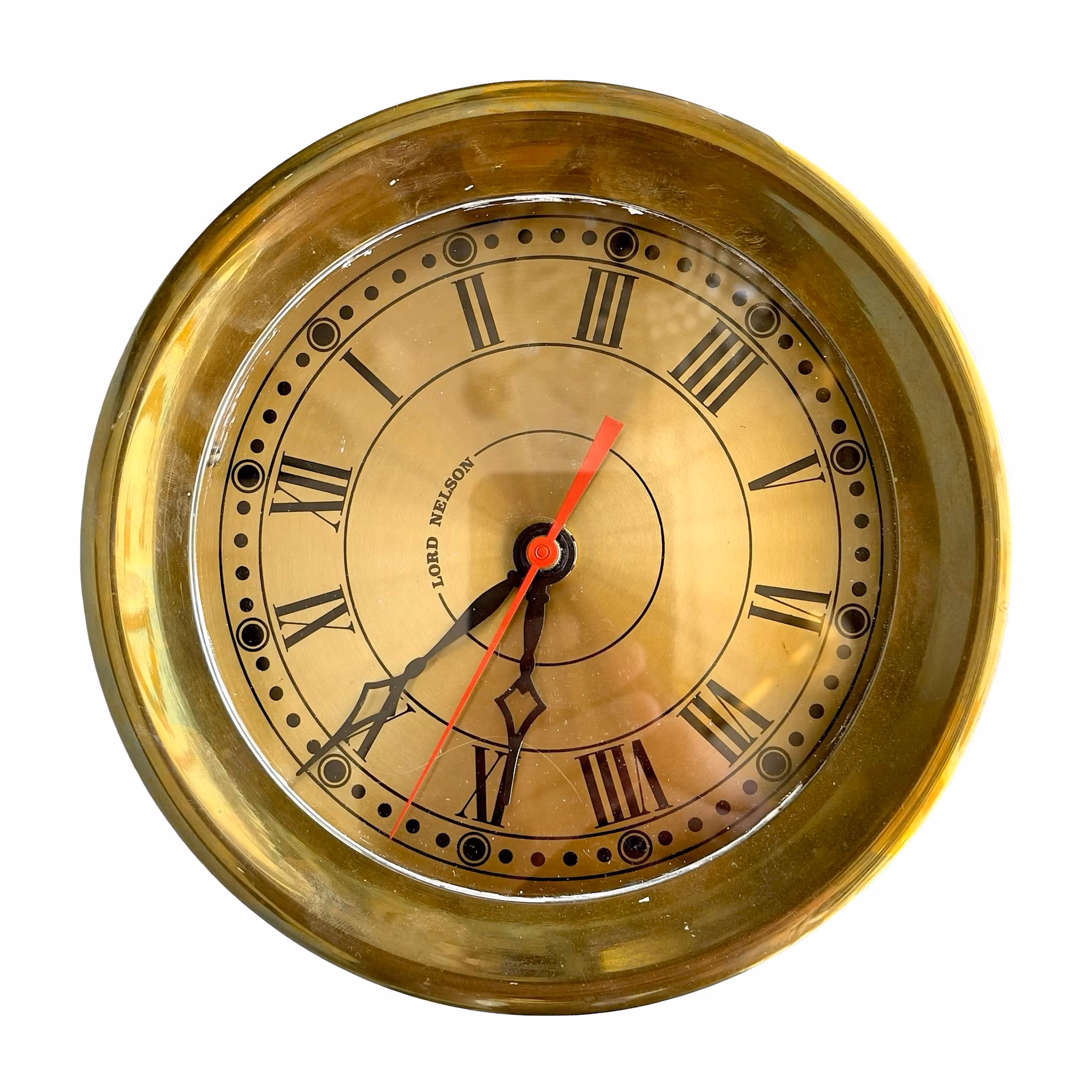 Skeppsur barometer - Maritimt instrument set i mässing - Klocka & Barometer (Lord Nelson)