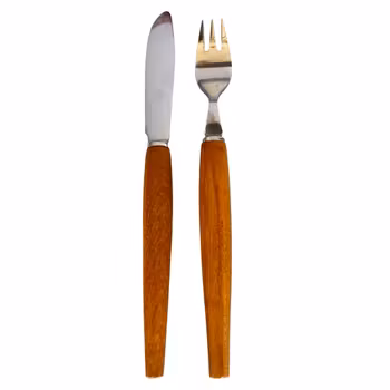Smörgås bestick - Karlsson & Nilsson, Eskilstuna - Teak (16 delar)