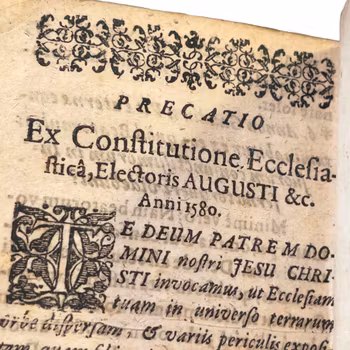 Antik bok från 1580 - Christianus II, Dux Saxoniae - Latin - Sachsen / Heliga romerska riket