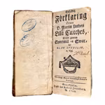 Antik svensk bok från 1788 - Olaus Swebilius / Martin Luthers Lilla Katekes