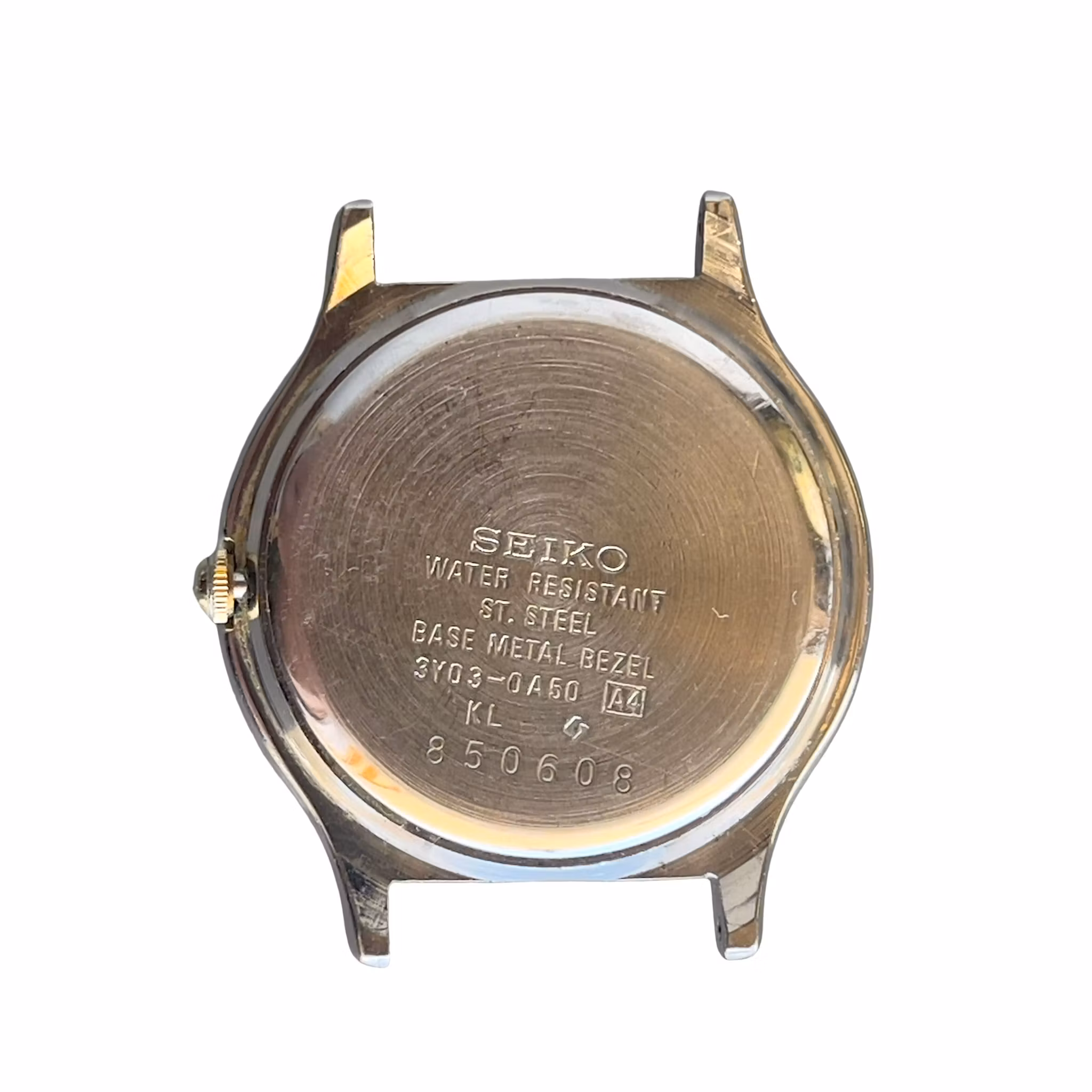 Vintage Seiko Quartz Damklocka - Elegant tvåton med dag/datum