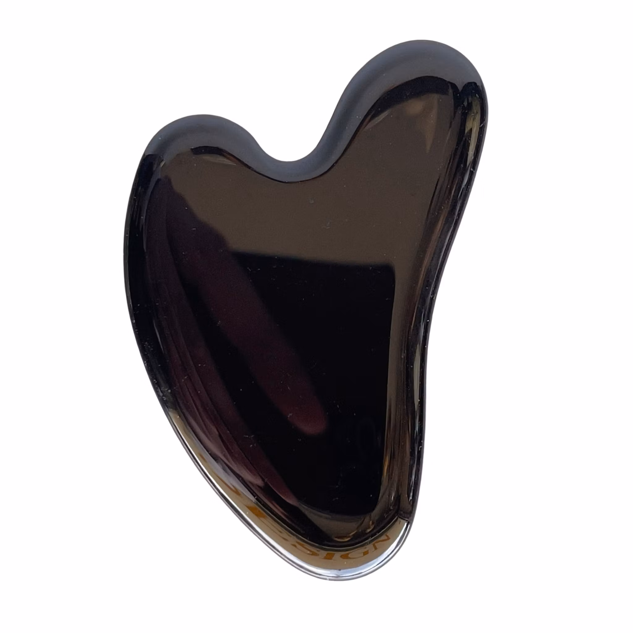 Grande ossidiana nera - lucidata, forma irregolare / pietra da collezione - 178 ct