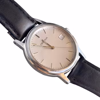 Vintage Certina Quartz 34 mm - Safirglas - Swiss Made