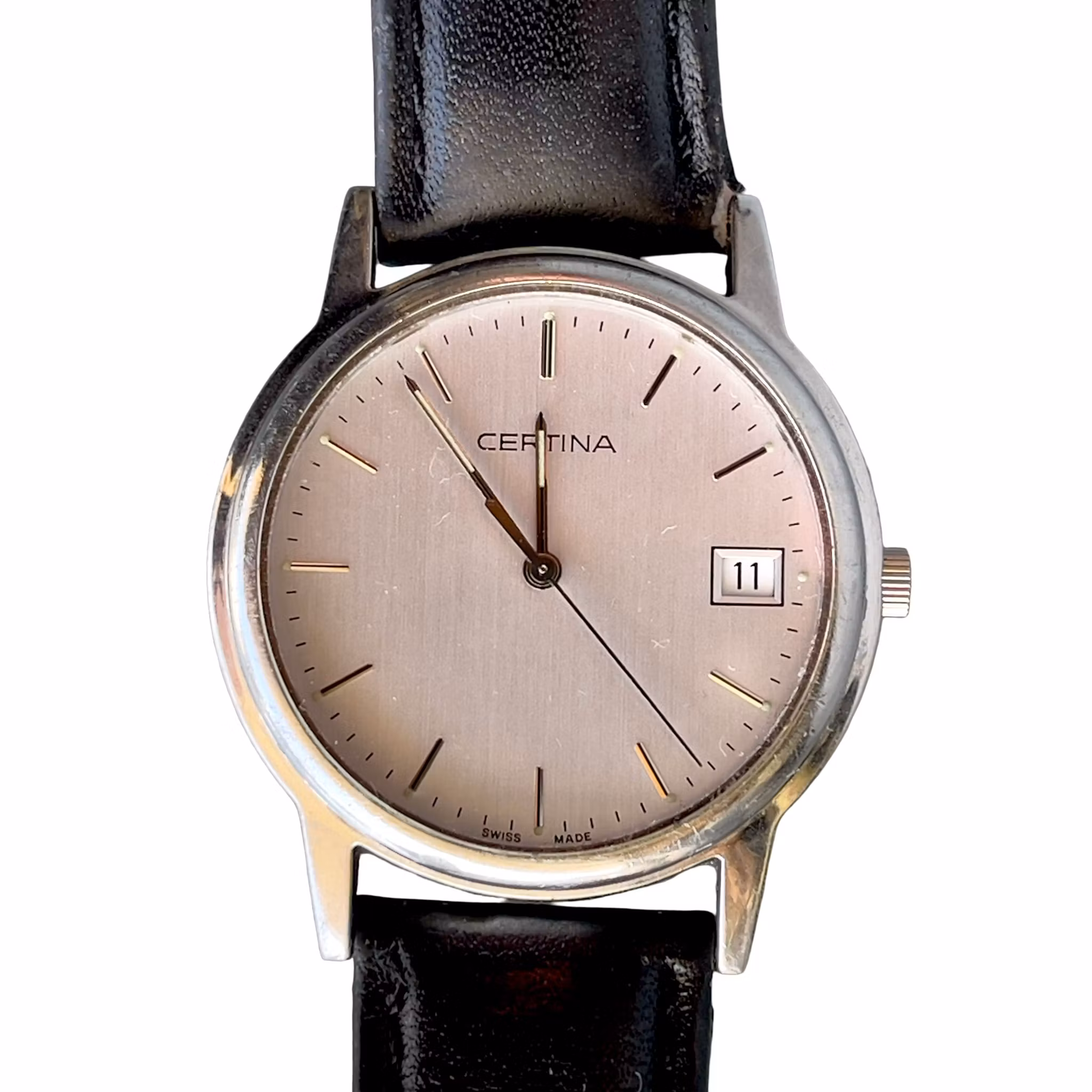 Vintage Certina Quartz 34 mm - Safiirilasi - Sveitsiläinen