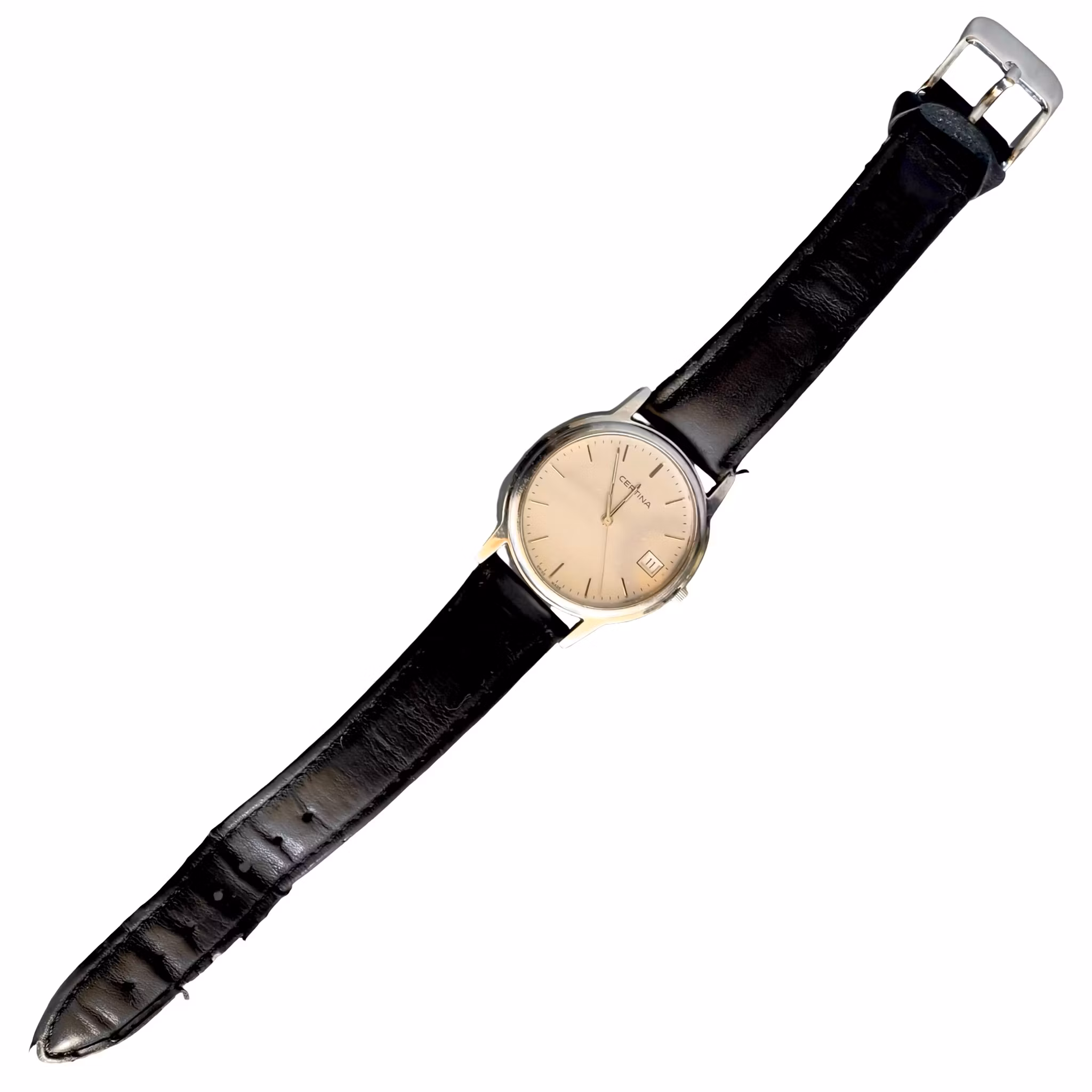 Vintage Certina Quartz 34 mm - Safiirilasi - Sveitsiläinen