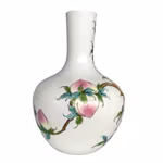 Kinesisk porcelænsvase - Håndmalet dekoration - 20. århundrede