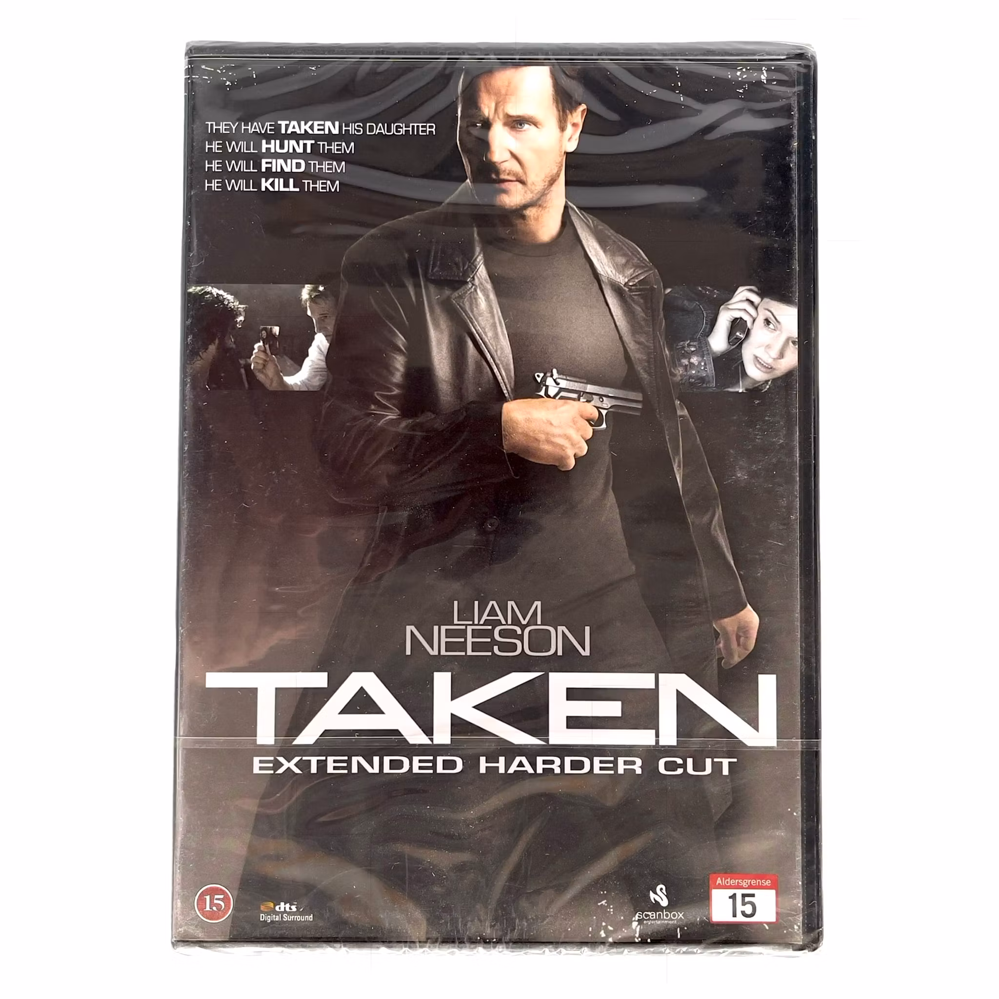 Taken - Extended Harder Cut - Inplastad DVD