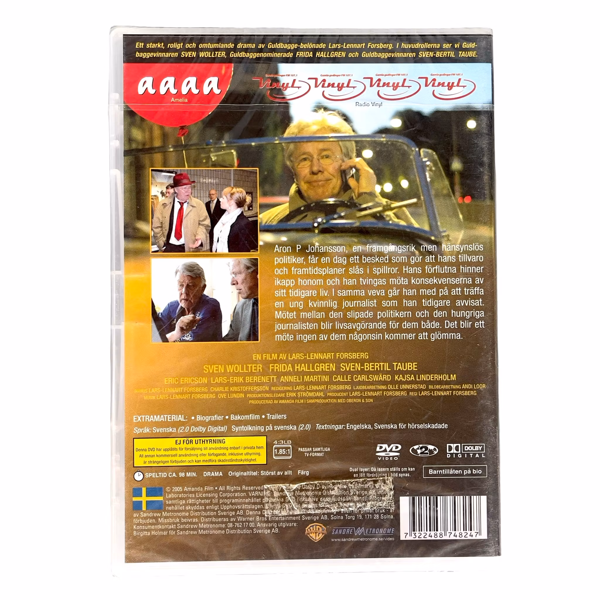 Störst av allt - Svenskt drama med stjärnensemble - Inplastad DVD