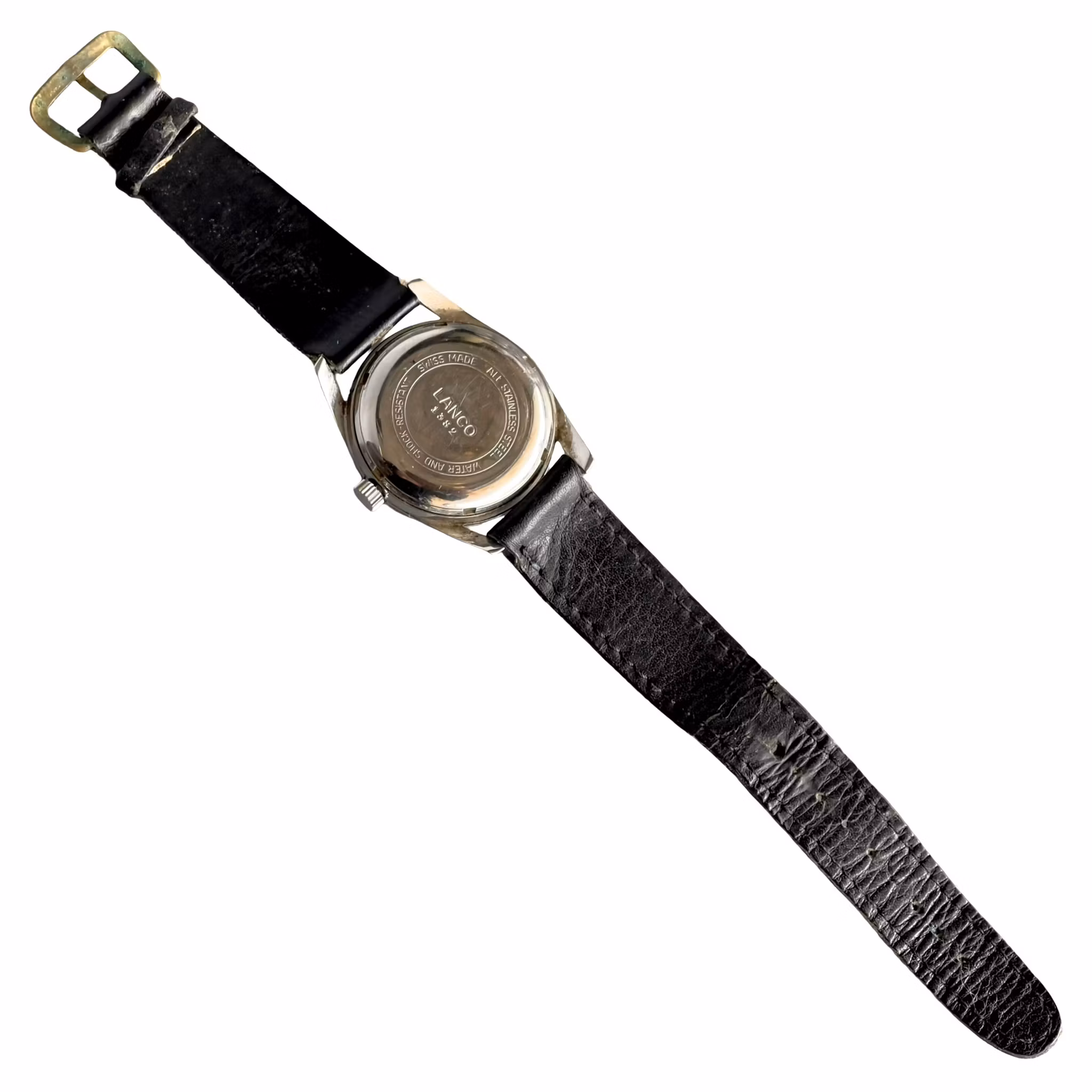 LANCO Automatic 21 Jewels Incabloc - Vintage Swiss herrklocka