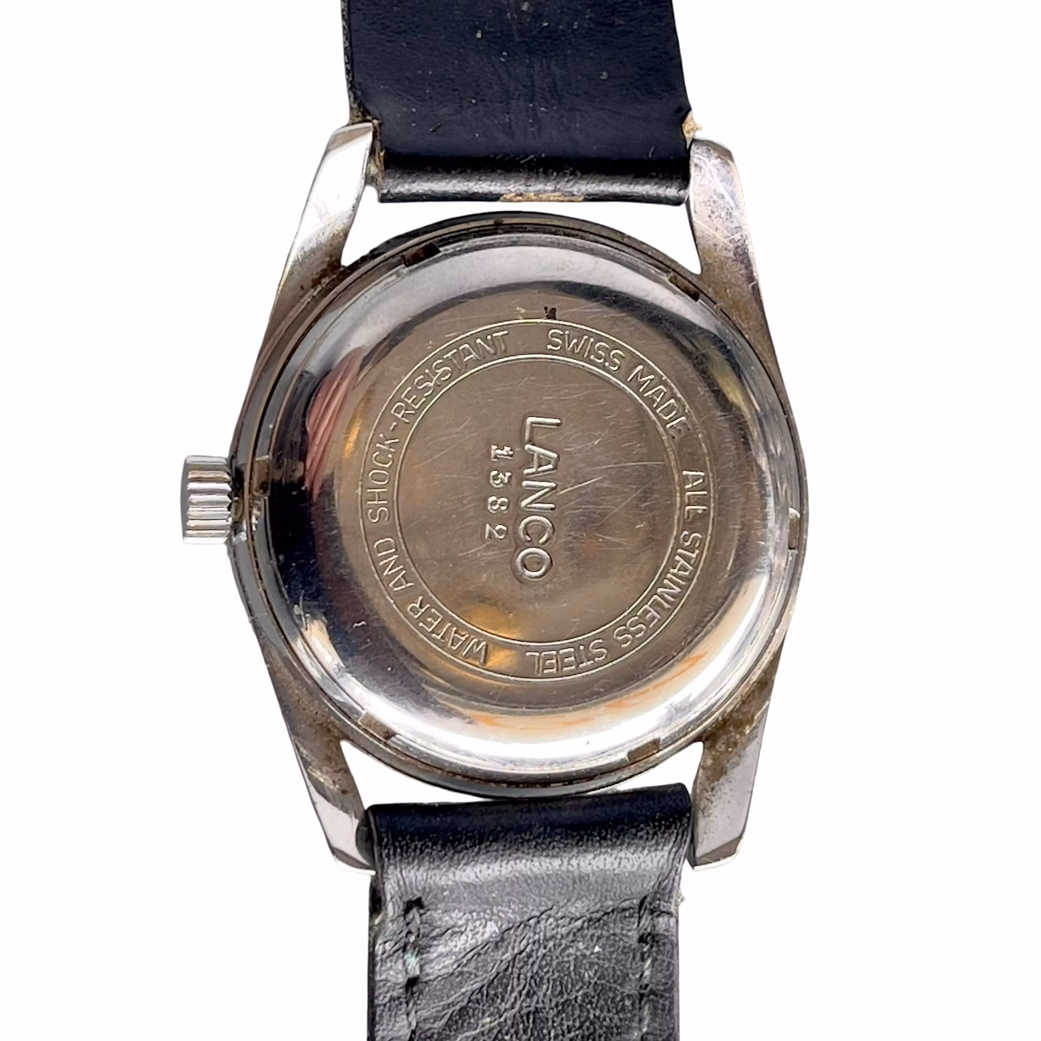 LANCO Automatic 21 Jewels Incabloc - Vintage Swiss herrklocka