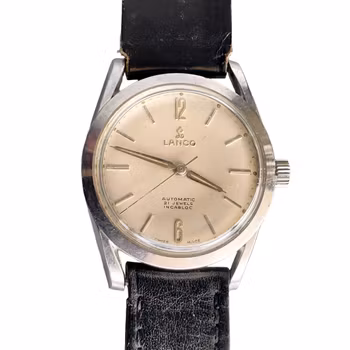 LANCO Automatic 21 Jewels Incabloc - Vintage Swiss herrklocka