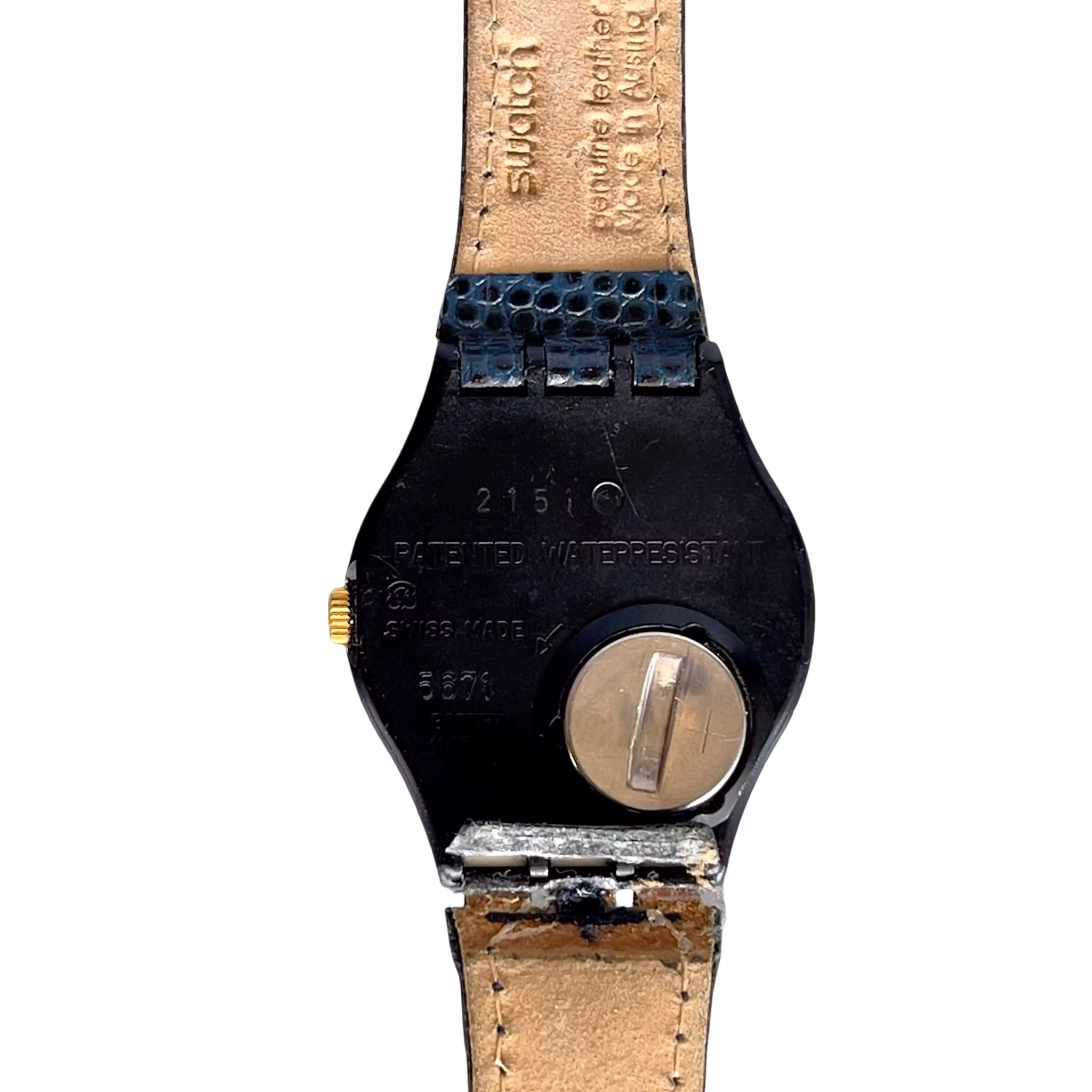 Vintage Swatch Swiss CEO Moon phase - Elegant Quartz med original armband