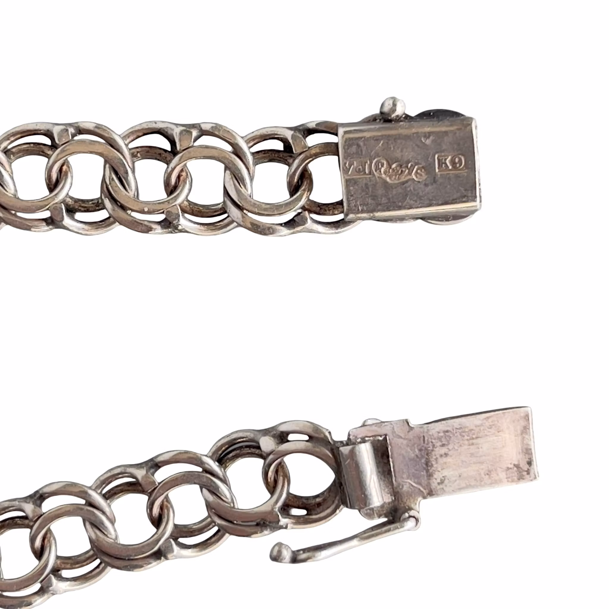 Vicson / Victor Jansson Lindesberg - Vintage Bismarck armband i silver