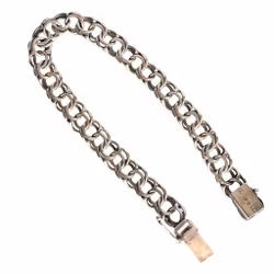 Vicson / Victor Jansson Lindesberg - Pulsera Bismarck vintage en plata
