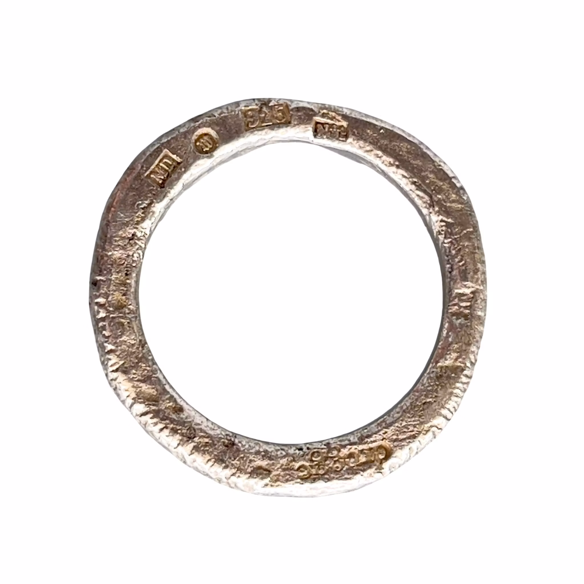 Vintage sterling silverring 925 från Drugge - Silversmide