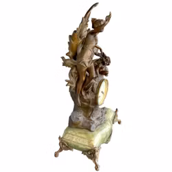 Antik Fransk bordspendyl - L’amour Distrait - Jugend / Art Nouveau - Signerad Constant
