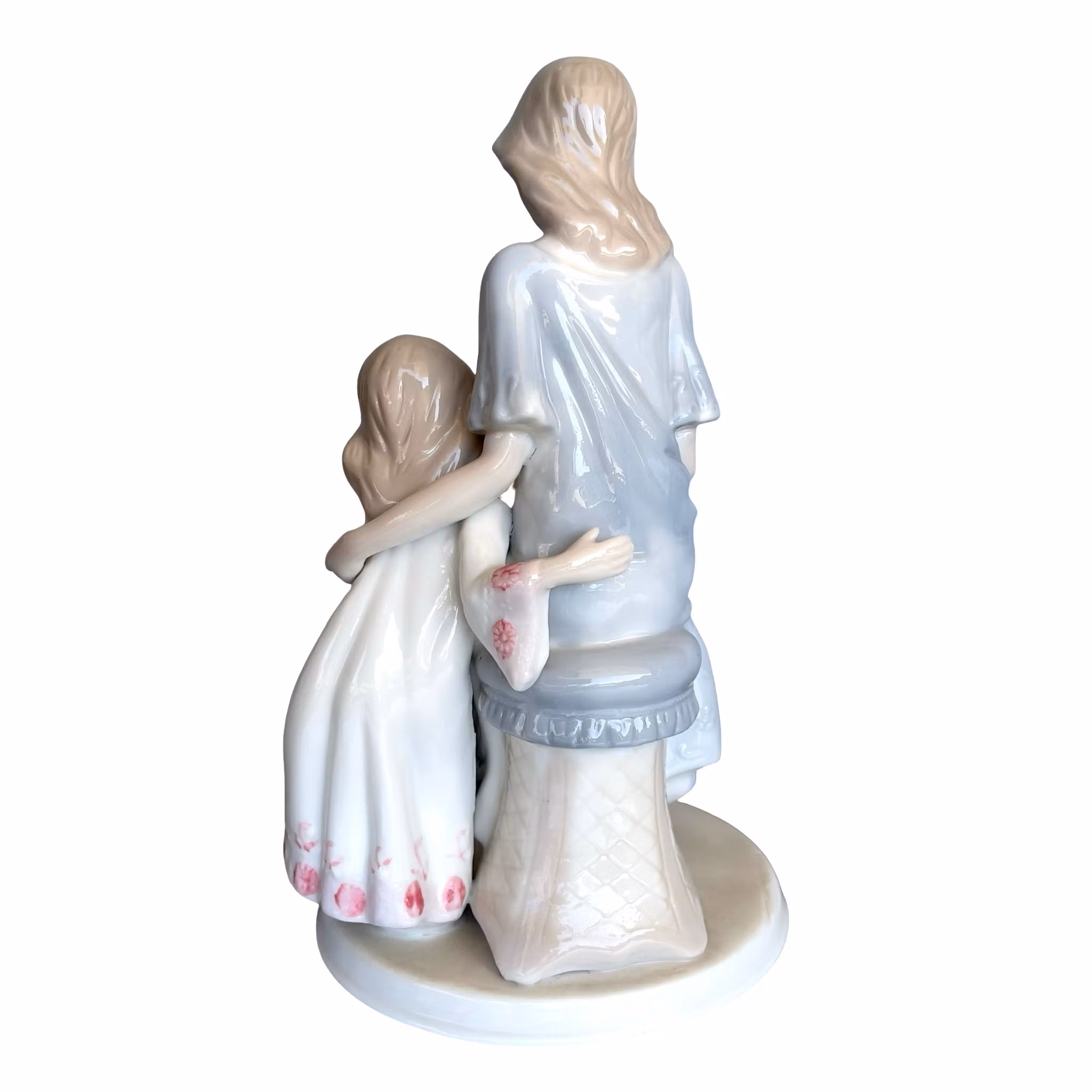 Meico Porslinsfigur - Mor och Dotter Läsande Bok