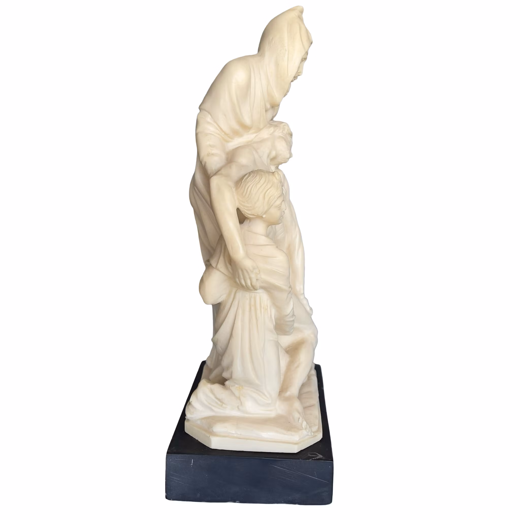 Amilcare Santini - Italiensk klassisk figurgrupp / Pietà skulptur