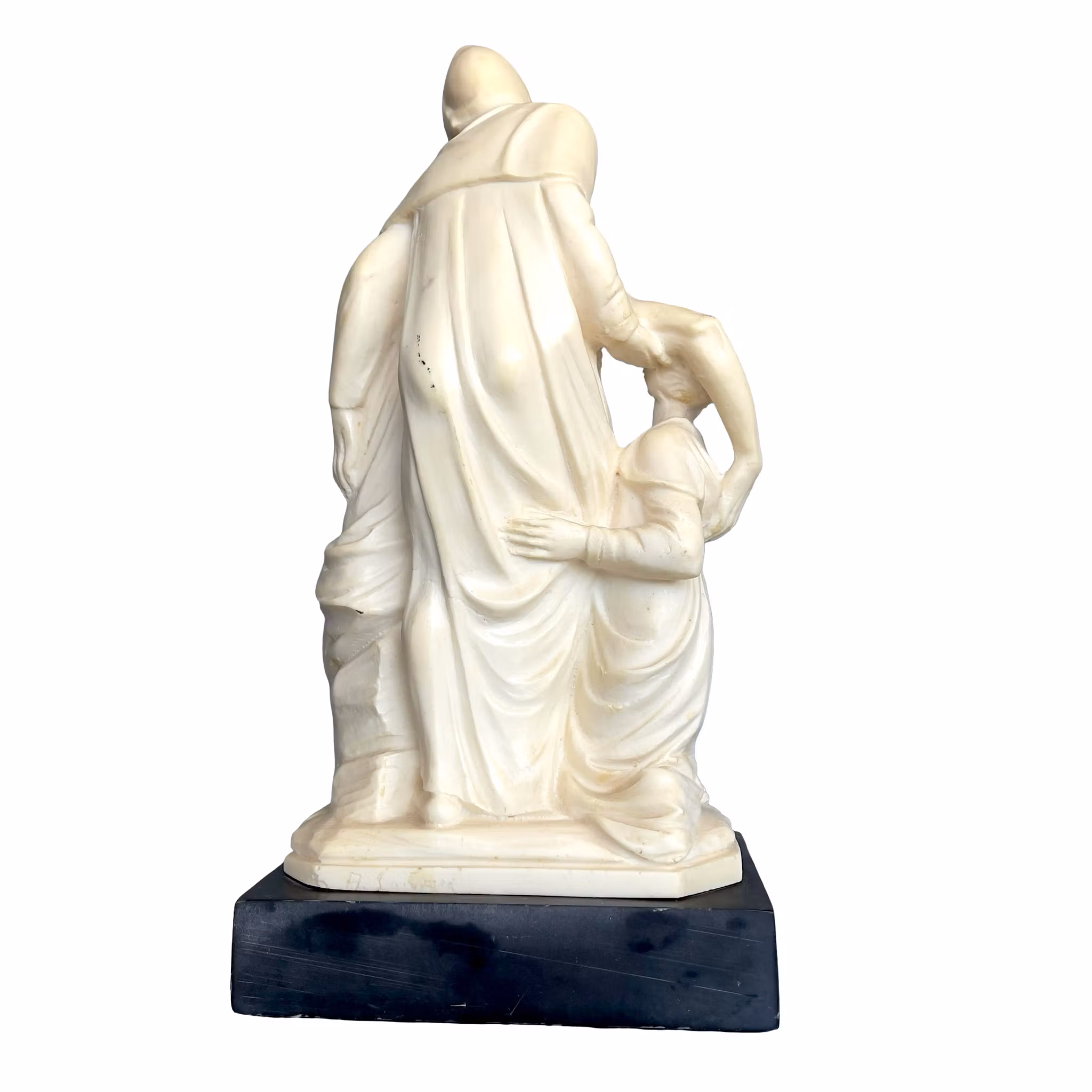 Amilcare Santini - Italiensk klassisk figurgrupp / Pietà skulptur