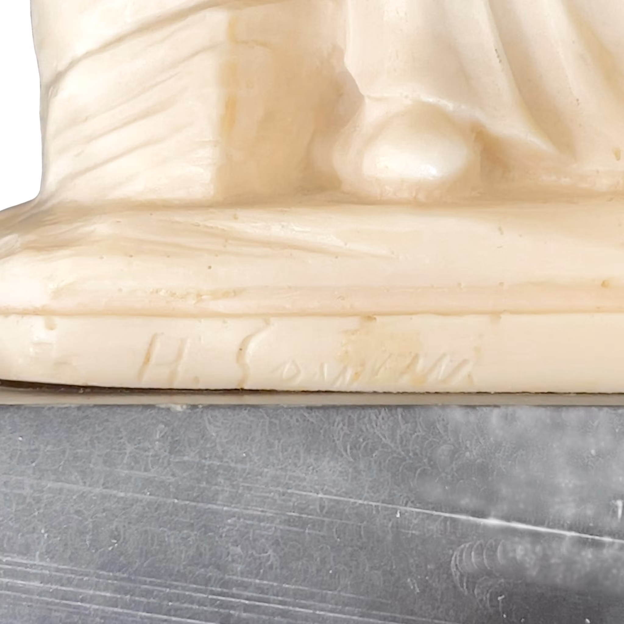 Amilcare Santini - Italiensk klassisk figurgrupp / Pietà skulptur