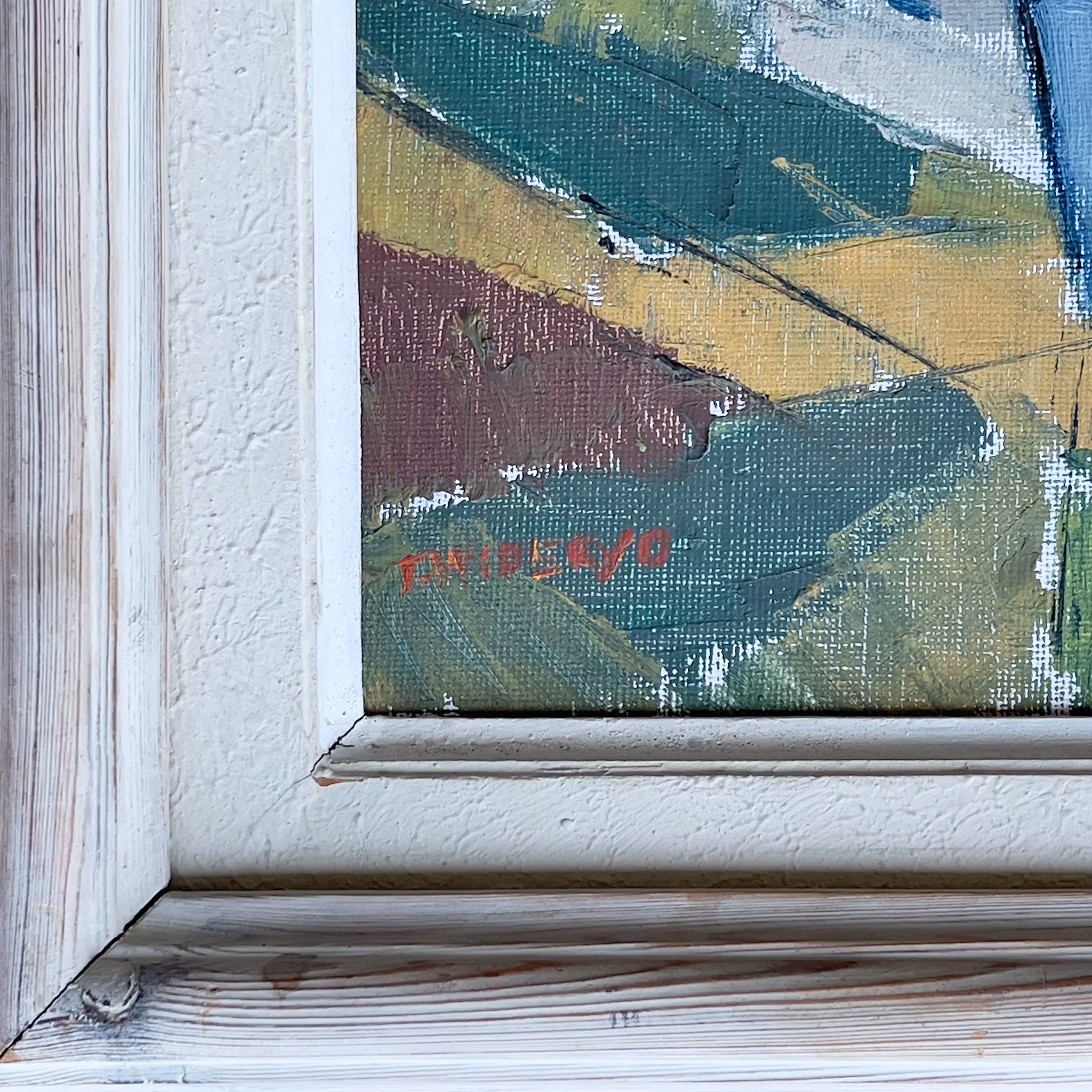 Tore Wideryd (1908-1992) - Oljemålning på duk - Signerad