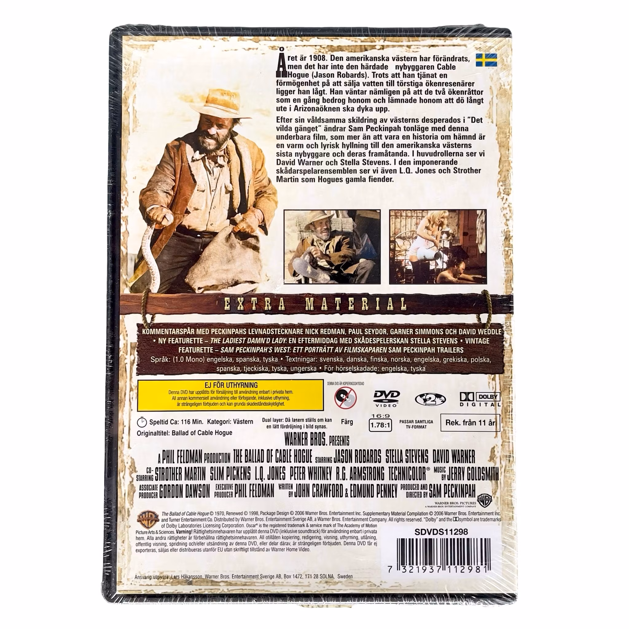 The Ballad of Cable Hogue (1970) - Inplastad DVD