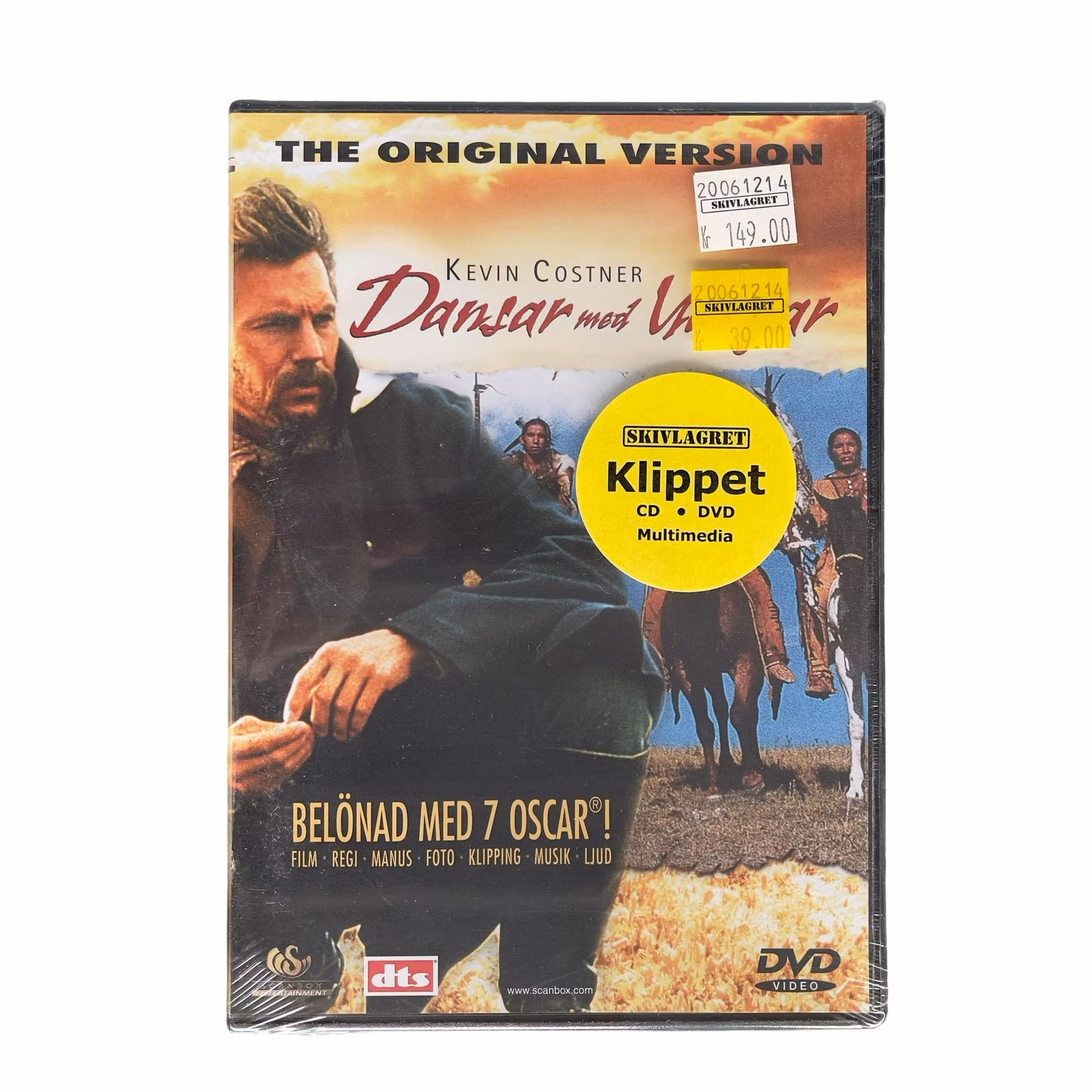 Dansar med vargar - Inplastad DVD Specialutgåva / The Original Version