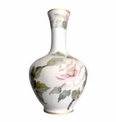 IBIS Portugal – Elegante Porzellanvase mit Blumenmotiv