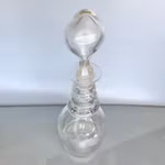 Antik georgiansk karaff/decanter i handblåst glas - ca 1780-1820