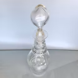 Antique Georgian carafe/decanter in hand-blown glass - circa 1780-1820