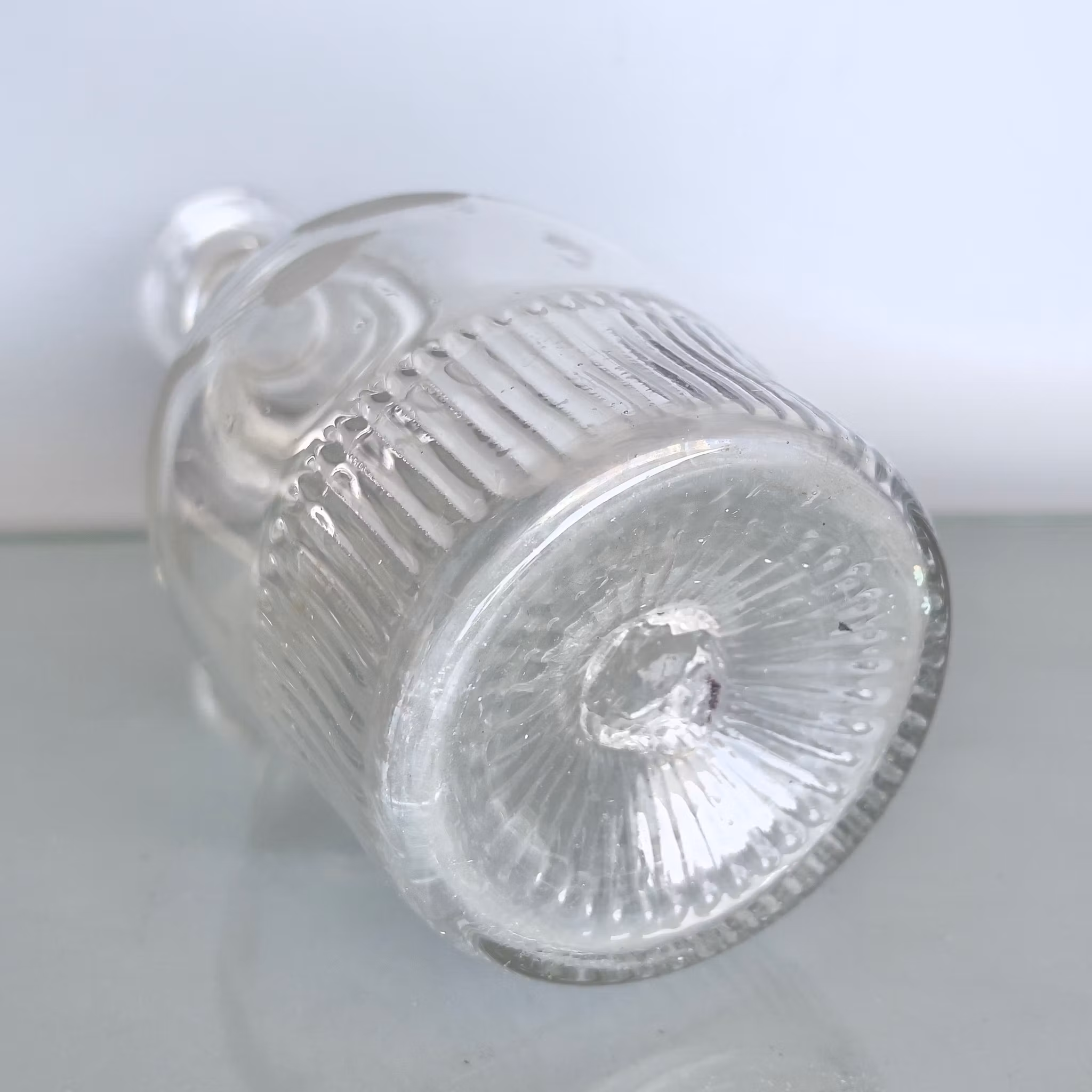 Antik georgiansk karaff/decanter i handblåst glas - ca 1780-1820