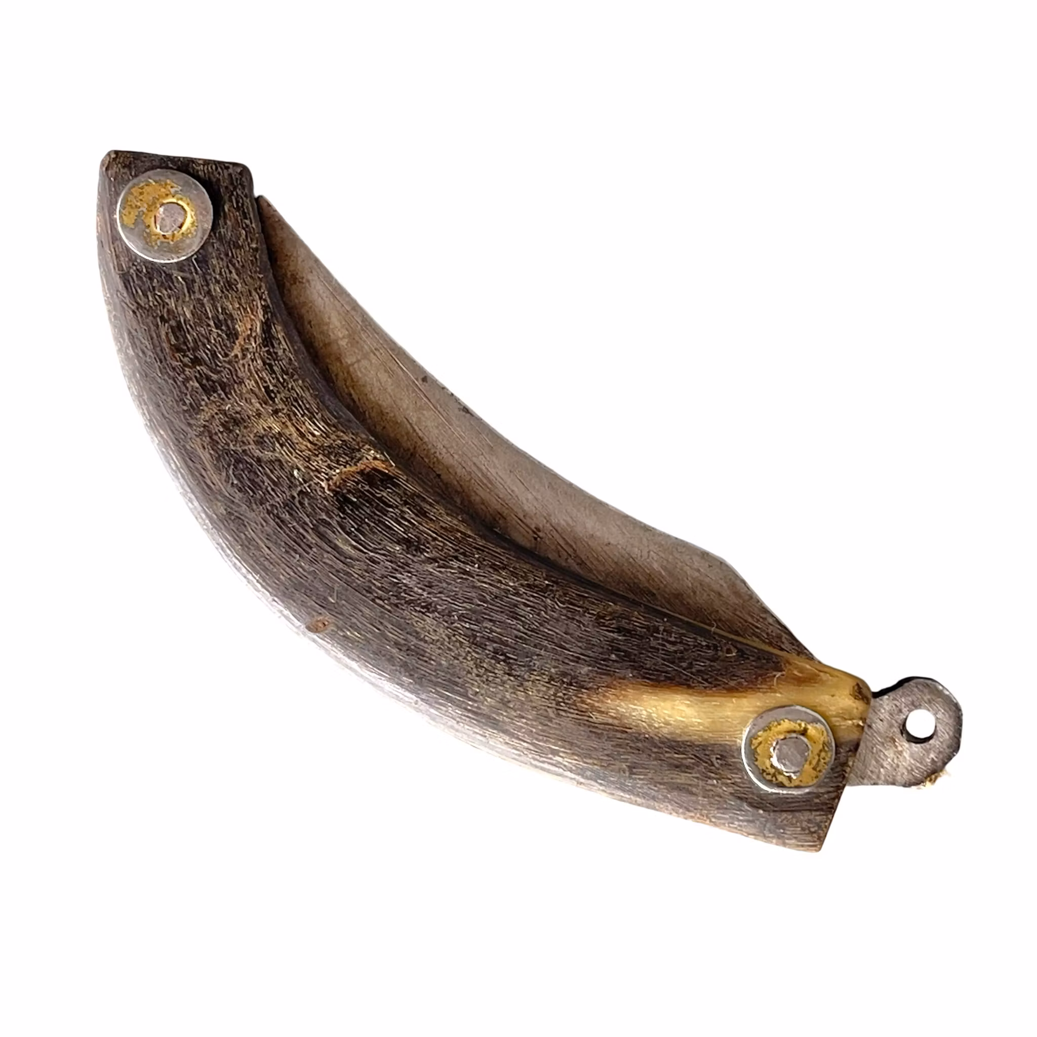 Antik Navaja stil fällkniv med hornskaft - 1800-tal